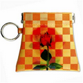 3D Lenticular Squeeze-Top Coin Purse w/ Key Ring (Custom)